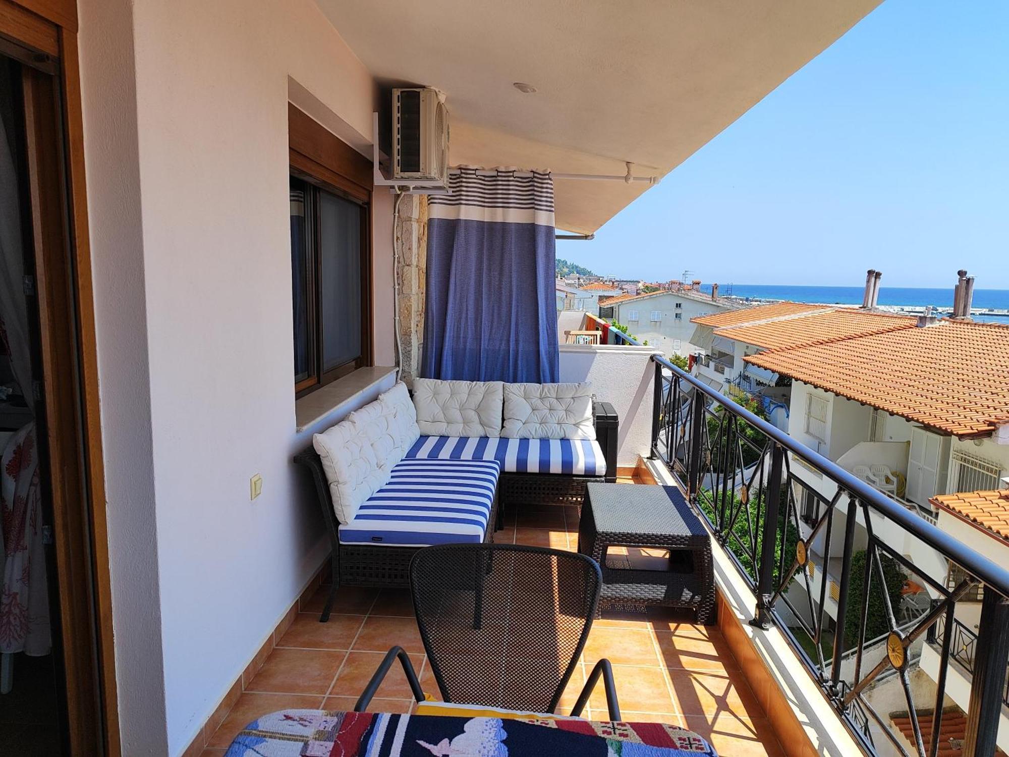 Ferienwohnung Navy Blue Nea Skioni Exterior foto